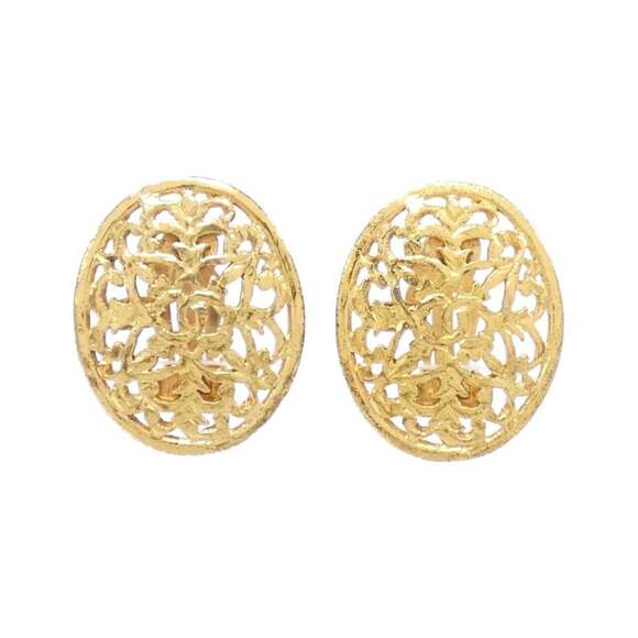 CHANEL Authentic Gold Earrings